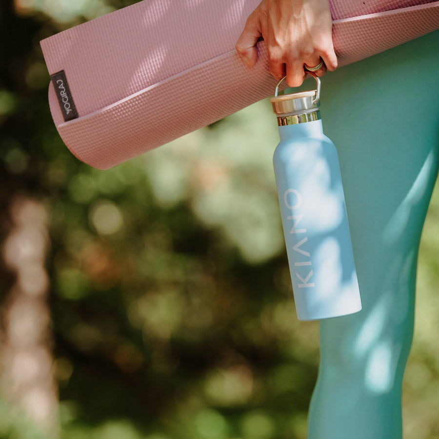 KIANO's Robust Metal Water Bottle - Ideal for Work, Gym, and Travel